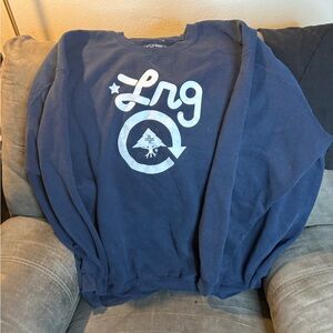 🔥 LRG Navy Blue Crewneck MENS SZ 4XL